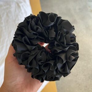 Maryam Nassir Zadeh Carnation Scrunchie in Black